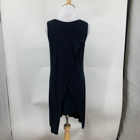 Cabi Tank Top Womens XS Extra Small Black Split Front Back Layered Beyond Tunic - Picture 6 of 15